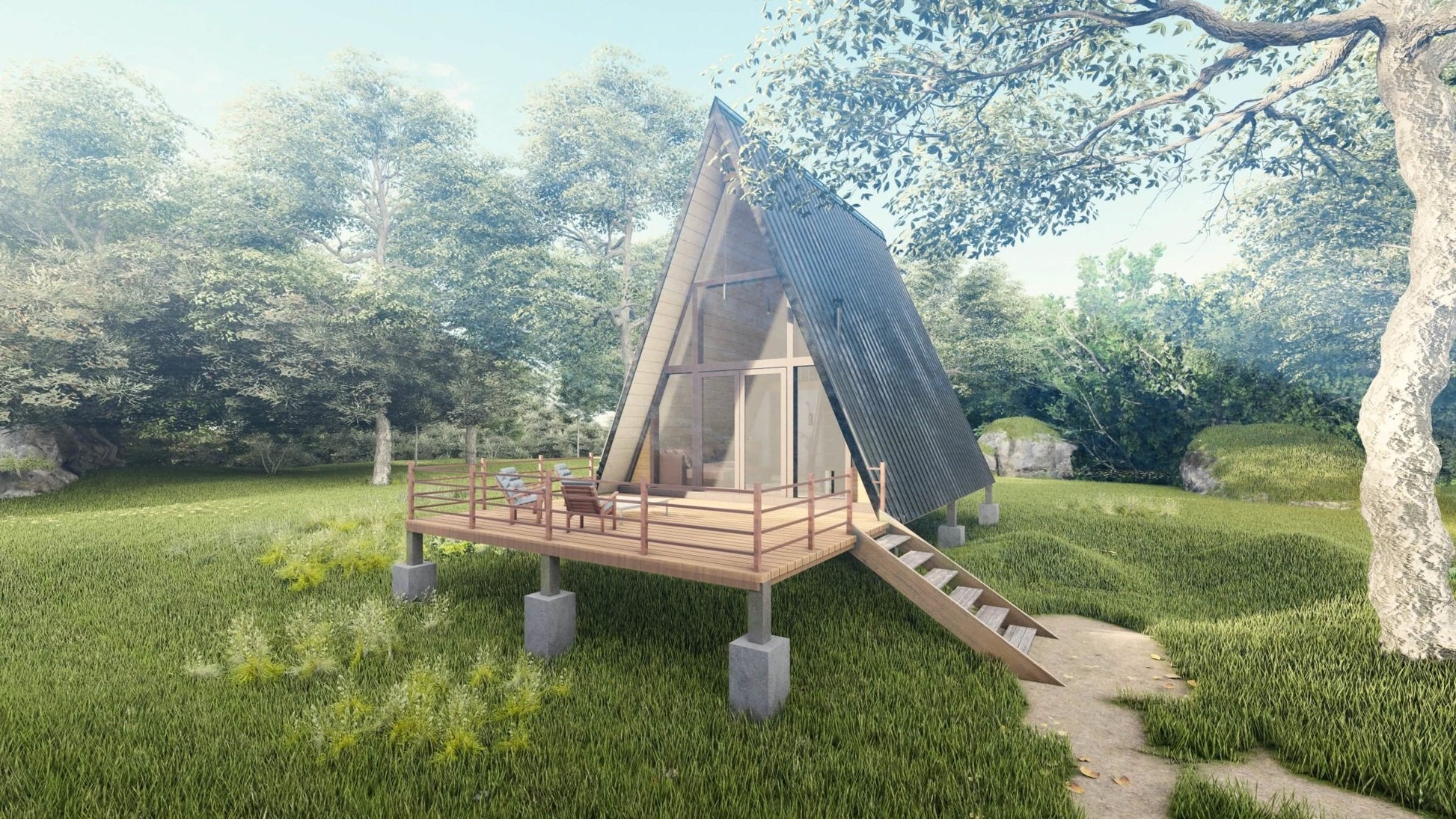 The Pioneer A-Frame - American Architects