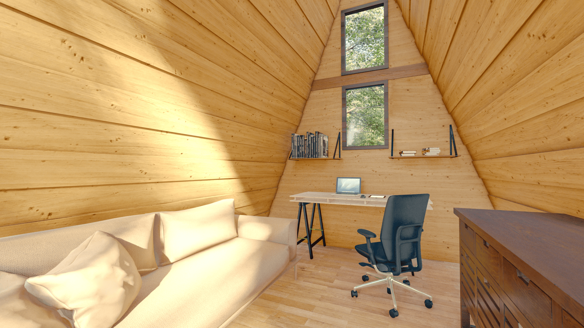 The Prospect A-Frame - American Architects