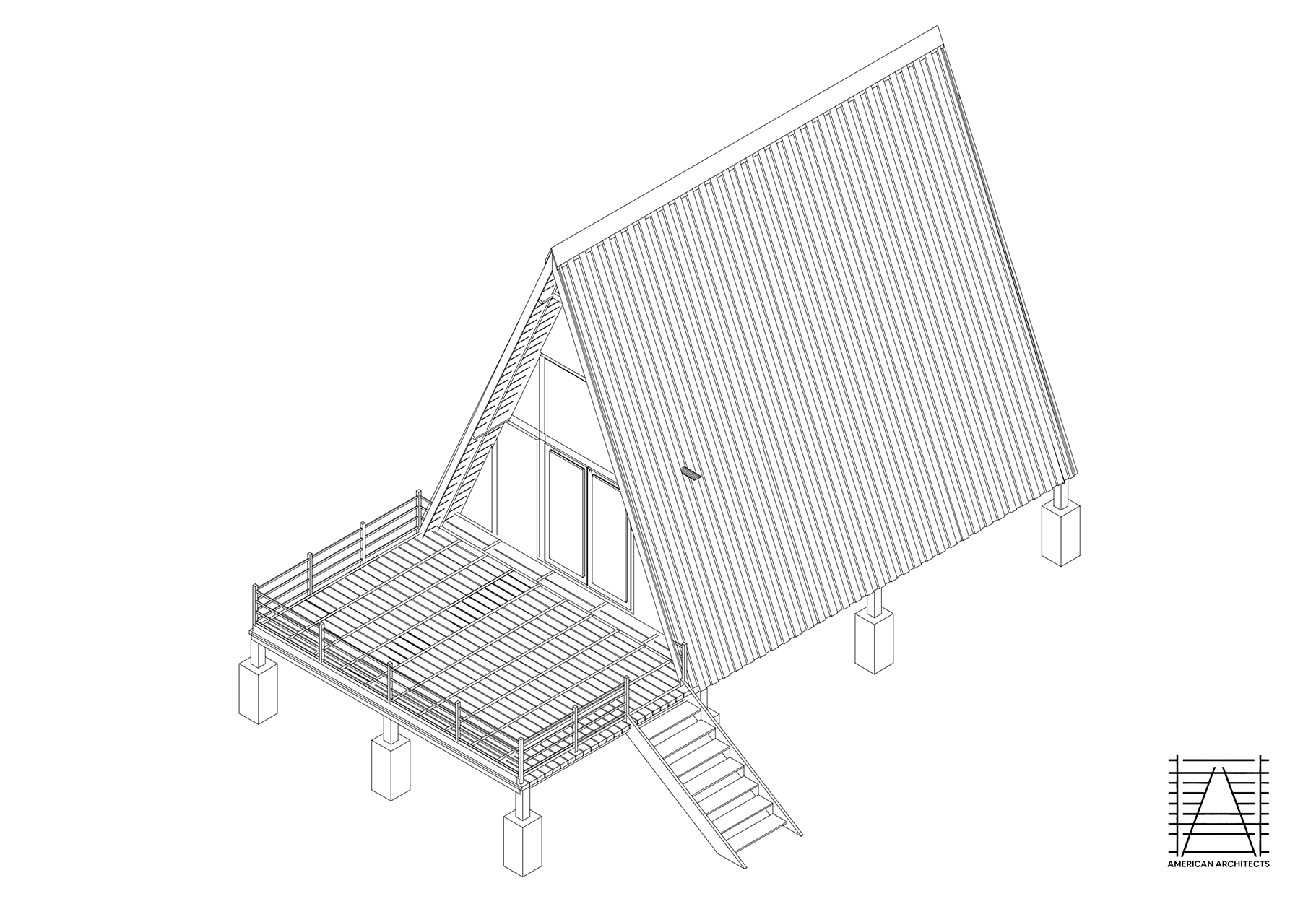 The Voyager A-Frame - American Architects